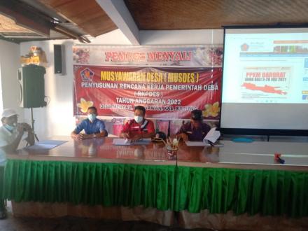 Musyawarah Desa Penyusunan RKPDes Tahun Anggaran 2022
